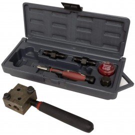 Lisle 33260 Double Flaring Tool Kit, 3/16" and ¼", low profile-