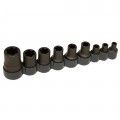 Lisle 83100 External Torx Plus Socket Set, 9-piece-