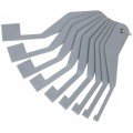 Lisle 83400 Truck Brake Lining Gauge Set, 9-piece-