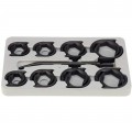 Lock Technologies LT1900XL Crows Foot Set, SAE, 16-piece-