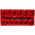 Lock Technologies LT1920 Line Wrench Set, SAE, 14-piece-