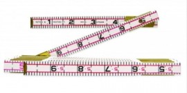Lufkin 1066DN Red End Engineer's Scale Wood Rule, &amp;frac58;&amp;quot; x 6'-