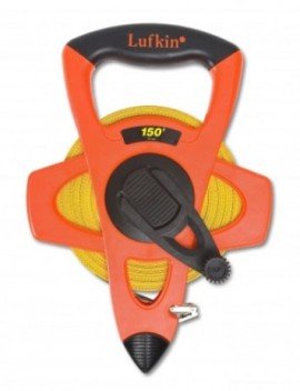 Lufkin FE150 Fiberglass Tape Measure, &amp;frac12;&amp;quot; x 150', C1 blade-