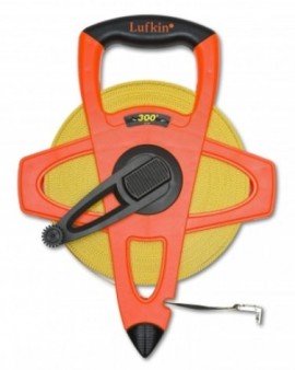 Lufkin FE300 Fiberglass Tape Measure, &amp;frac12;&amp;quot; x 300', C1 blade-