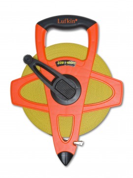 Lufkin FM050CME Fiberglass Dual-Sided Tape Measure, 0.5&amp;quot; x 164', SAE/metric-