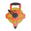 Lufkin FM100CME Fiberglass Dual-Sided Tape Measure, 0.5&amp;quot; x 328', SAE/metric-