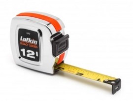 Lufkin L912-02 Legacy Series Chrome Case Yellow Clad Tape Measure, &amp;frac34;&amp;quot; x 12'-