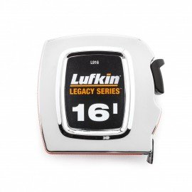 Lufkin L916-02 Legacy Yellow Clad Tape Measure, 1" x 16'-