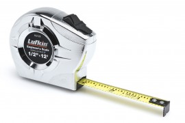 Lufkin P2212XN Yellow Clad Power Tape Measure, &amp;frac12;&amp;quot; x 12', A7 blade-
