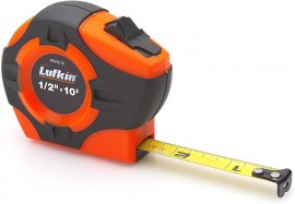 Lufkin PHV1010N Yellow Clad Power Return Tape Measure, &amp;frac12;&amp;quot; x 10', A1 blade-