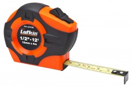 Lufkin PHV1024CMEN Yellow Clad Power Return Tape Measure, &amp;frac12;&amp;quot; x 4 m/13', A20 blade-