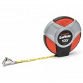 Lufkin ST100 Closed Reel SAE/Metric Yellow Clad Steel Long Tape Measure, 0.38" x 100'-