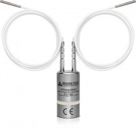 MadgeTech HiTemp140-FP High Temperature Data Logger with a 36&amp;quot; flexible RTD probe with steel tip and keyring end cap-
