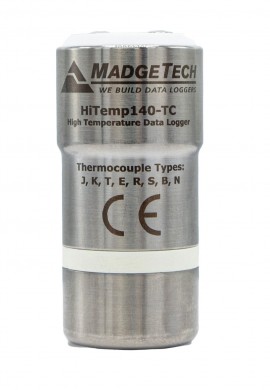 MadgeTech HiTemp140-TC High Temperature Data Logger with SMP Thermocouple Connector, 284°F-