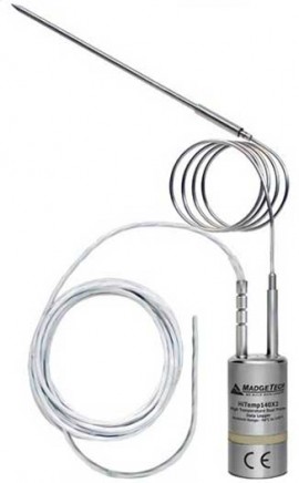 MadgeTech HiTemp140X2 Series High Temperature Dual Probe Data Logger with a 72&amp;quot; flexible RTD probe/24&amp;quot; bendable RTD probe/5&amp;quot; probe sheath-