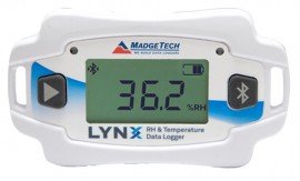 MadgeTech LynxPro-RH Bluetooth Temperature and Humidity Data Logger with LCD, -4 to 140&amp;deg;F, 0.18&amp;deg;F-