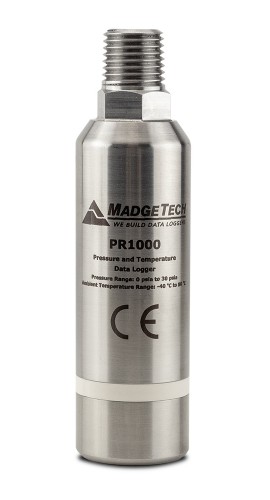 MadgeTech PR1000-300-PSIA Pressure and Temperature Data Logger, 0 to 300 psia-