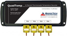MadgeTech QuadTemp Temperature Data Logger-