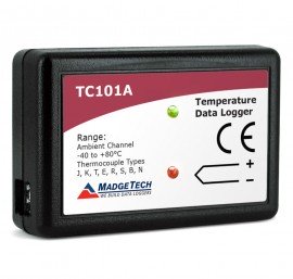 MadgeTech TC101A-MP Thermocouple Data Logger with Mini Plugs-