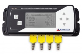 MadgeTech TCTempX4LCD Thermocouple Data Logger with LCD, 4 channels-