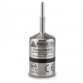 MadgeTech Temp1000IS-2 Submersible Intrinsically Safe Temperature Data Logger, 2" probe, -40 to 176&amp;deg;F-