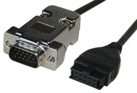 Mark-10 AC1110 Cable, Series 5/4 to Mitutoyo SPC-