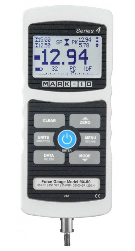Mark-10 M4-5 Series 4 Advanced Digital Force Gauge, 5 x 0.002 lbF-