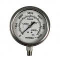 Marsh X32505P Severe Service Gauge, 0 to 30 psi, Copper Alloy, 1/4&amp;quot; Lower-