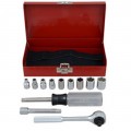 Martin Tools M12K Socket Set, 1/4" drive, fractional-