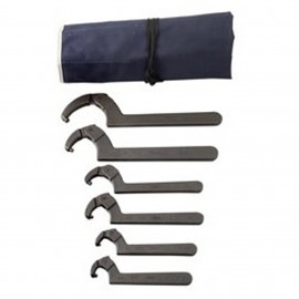 Martin Tools SPW6K Adjustable Pin Spanner Wrench Set with kit bag, 6-piece-