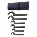 Martin Tools SPW6K Adjustable Pin Spanner Wrench Set with kit bag, 6-piece-