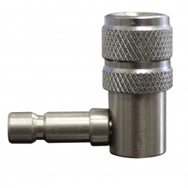 Mastercool 43390 Universal Adapter Fitting for cooling system pressure test adapters, 90&amp;deg;-