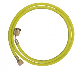 Mastercool 45962 Yellow Hose with 96&amp;quot; hose, shut-off valve fitting-
