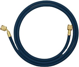Mastercool 46364 Black Nylon Barrier Hose with 36&amp;quot; hose, shut-off valve fitting-