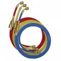 Mastercool 49262-72 Blue-Yellow-Red Nylon Barrier Hose Set with 3 x 72&amp;quot; hoses, 800 PSI-