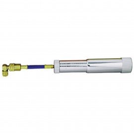 Mastercool 53123 Refillable UV Dye Injector, for R134a and ¼" FL systems, 2 oz dye-