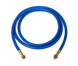Mastercool 53376-601YF Refrigerant Charging Hose, 60", blue, R1234YF-