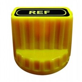 Mastercool 58213 Replacement Knob with screw for 4-way manifolds, yellow-