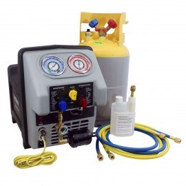 Mastercool 69360-22 Twin Turbo Refrigerant Recovery Machine for refrigerated transport units-