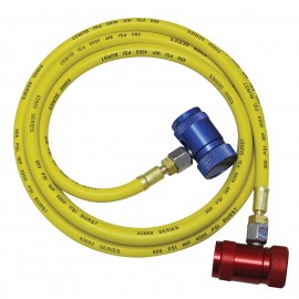 Mastercool 69843-SF HA A/C System Flush Hose Assembly with 8' hose, R1234yf-