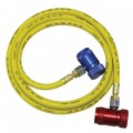 Mastercool 69843-SF HA A/C System Flush Hose Assembly with 8' hose, R1234yf-