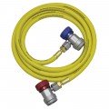 Mastercool 69889-SF HA A/C System Flush Hose Assembly with 8' hose, R134a-