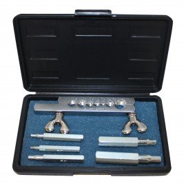 Mastercool 70049 Swaging Punch Set with flaring bar, 1/4, 5/16, 3/8, 1/2, and 5/8"-