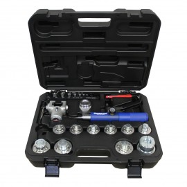 Mastercool 71676 Hydraulic Flaring and Expanding Kit, 10-head-