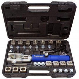 Mastercool 72475 Hydraulic Flaring Tool Set, 3/16" to ½" and 4.75 to 10 mm-