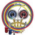 Mastercool 81661 2-Way Brass Manifold Gauge, R1234YF-