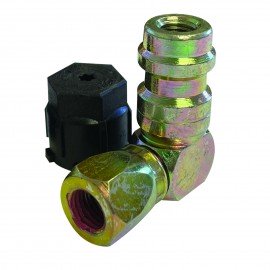 Mastercool 82354-D 90˚ Adapter with label, high side, 3/16&amp;quot; x 16 mm-