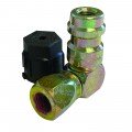 Mastercool 82354-D 90˚ Adapter with label, high side, 3/16&amp;quot; x 16 mm-