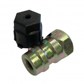 Mastercool 82358-10 Straight Adapter, high side, 3/16&amp;quot; x 16 mm, 10-pack-