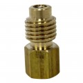 Mastercool 82634-M Connector, 1/4 FL-F x 1/2&amp;quot; ACME-M, R134a-